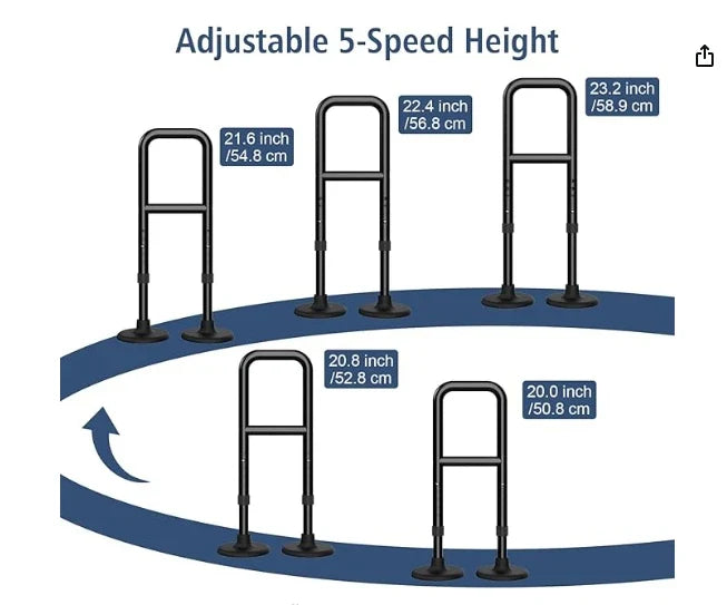 Portable Stand Assist for Seniors – Adjustable Lift Aid Device for Floor Support