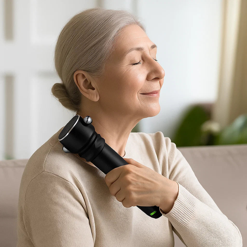 Lightweight Massage Device – Quiet, Rechargeable, Comfortable Grip