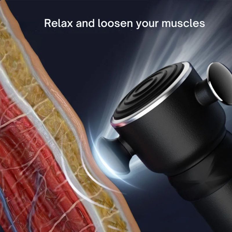 Lightweight Massage Device – Quiet, Rechargeable, Comfortable Grip