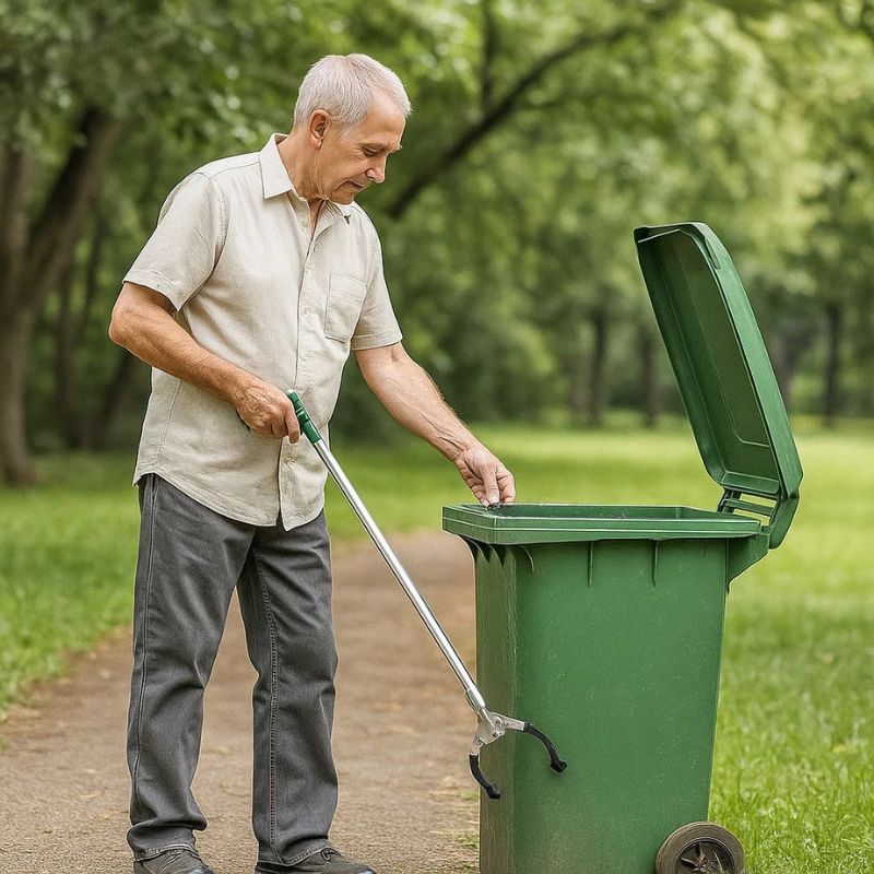 Lightweight Trash Picker Stick – Long Reach Grabber Tool
