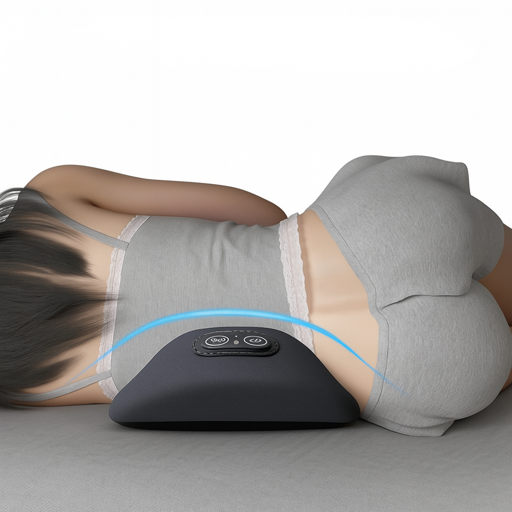 Massage Waist Support Pillow – Lumbar & Back Pain Relief for Seniors