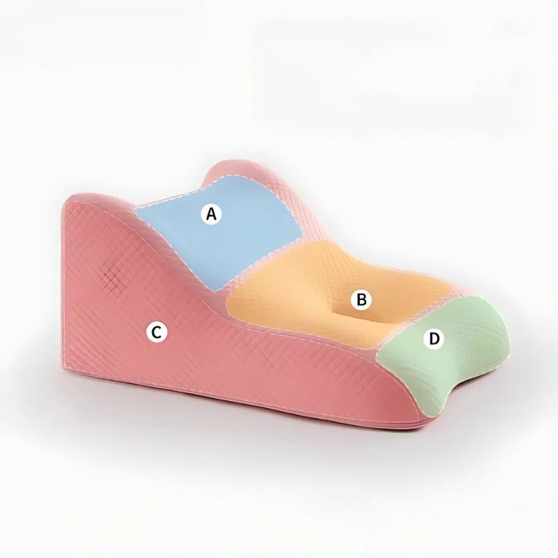 Memory Foam Elderly Massage Cushion – Ultimate Back & Seat Support for Comfort