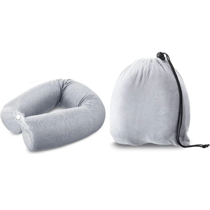 Memory Foam U-Shaped Neck Pillow – Travel & Cervical Support for Seniors