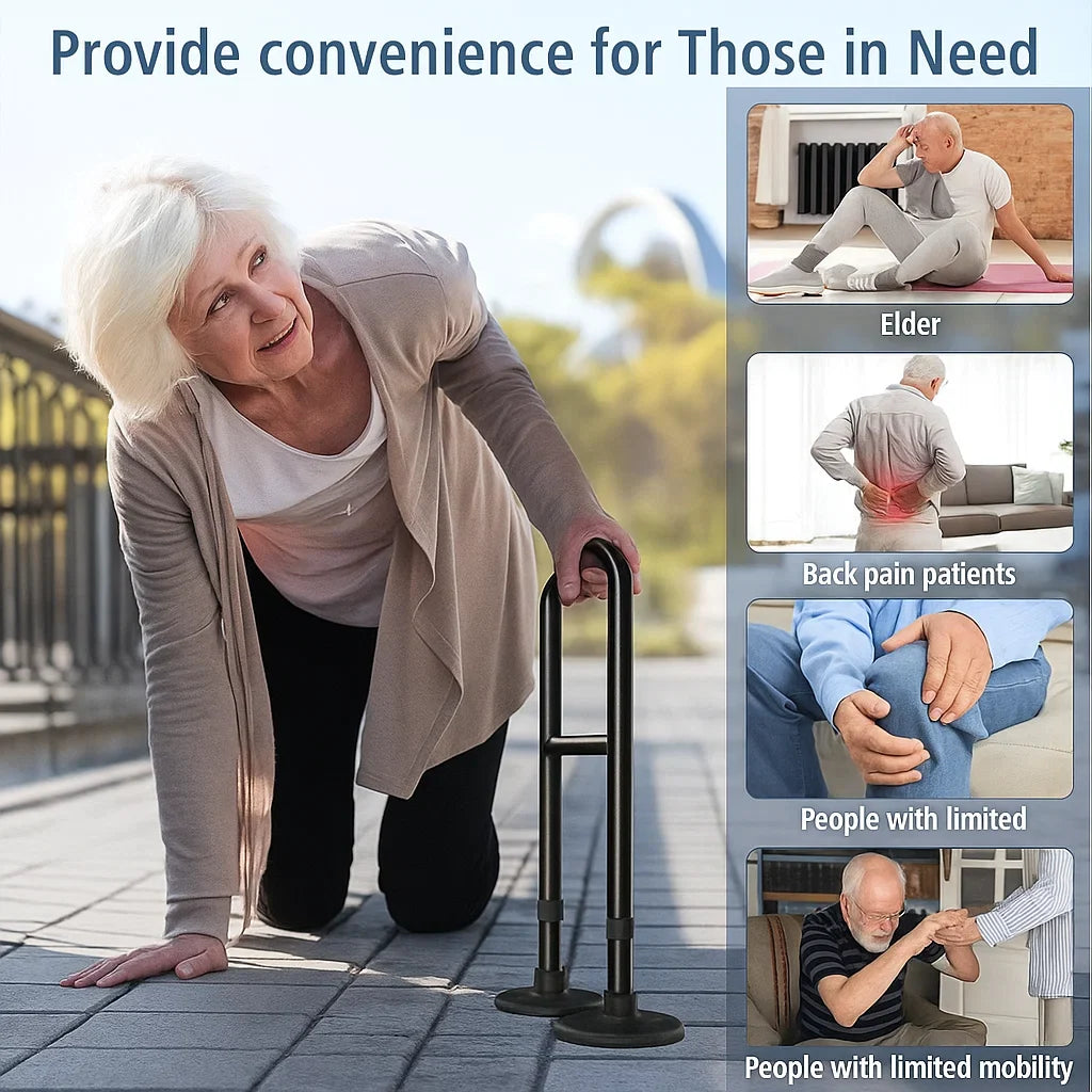 Portable Stand Assist for Seniors – Adjustable Lift Aid Device for Floor Support