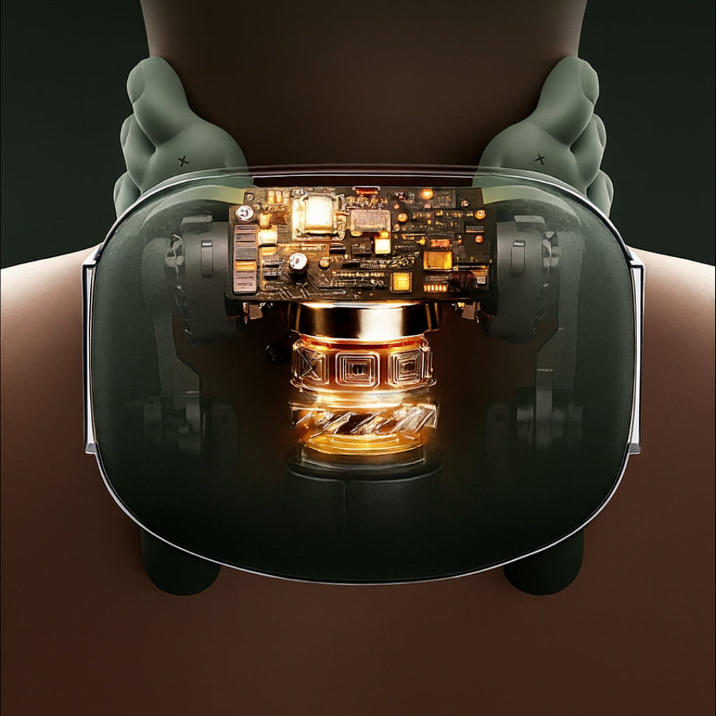 Cordless Heated Neck & Shoulder Massager – Gentle Relief for Seniors