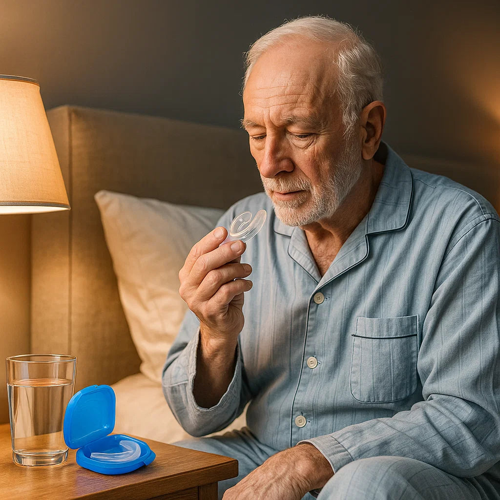 Silicone Night Mouthguard – Gentle Snoring & Teeth Protection for Seniors