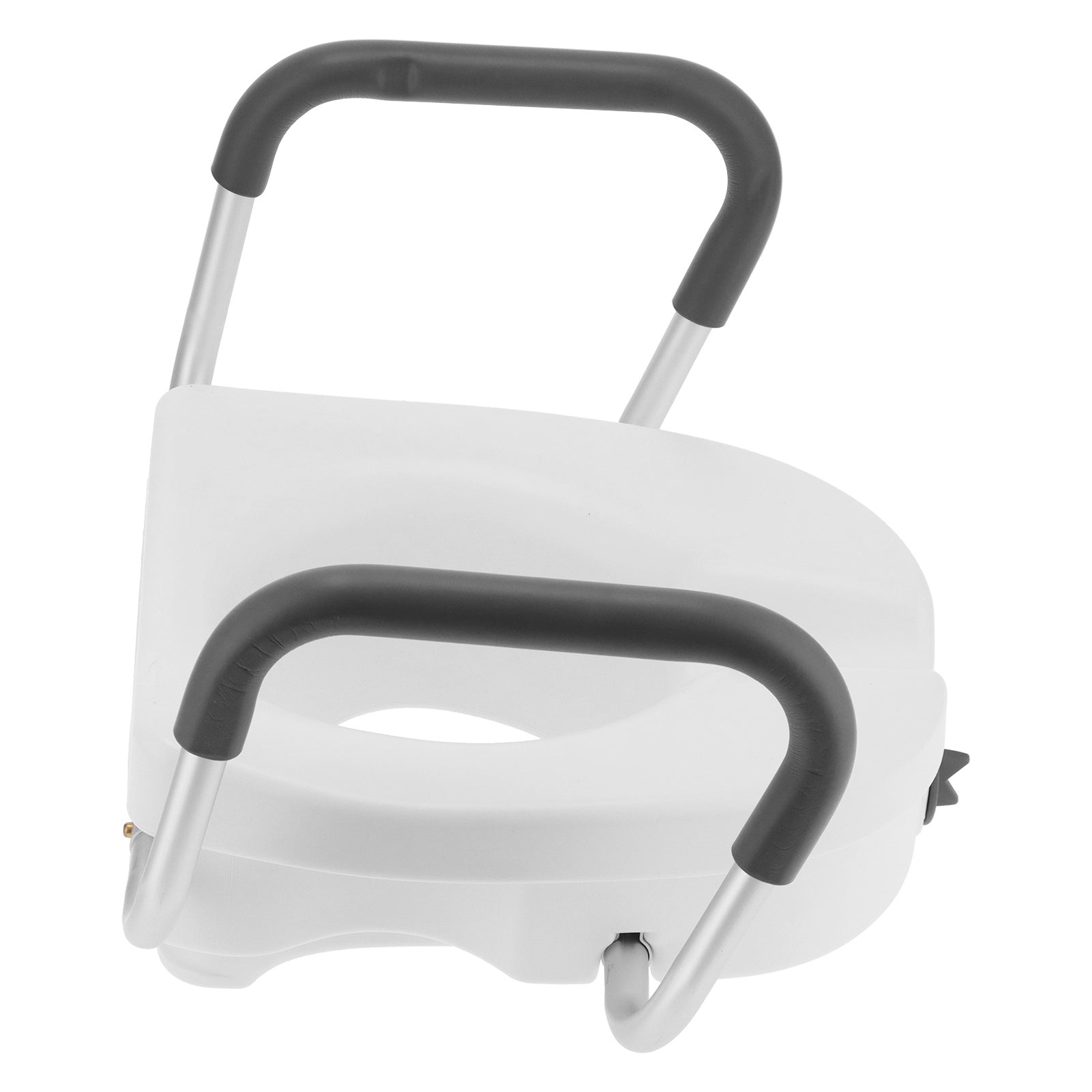 Toilet Seat Riser with Arms – Non-Slip, Adjustable Toilet Riser for Elderly