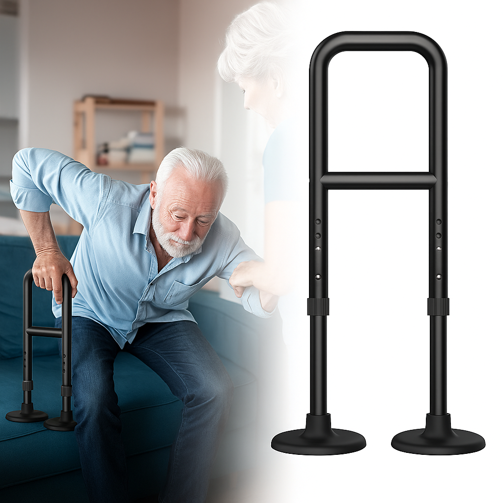 Portable Stand Assist for Seniors – Adjustable Lift Aid Device for Floor Support