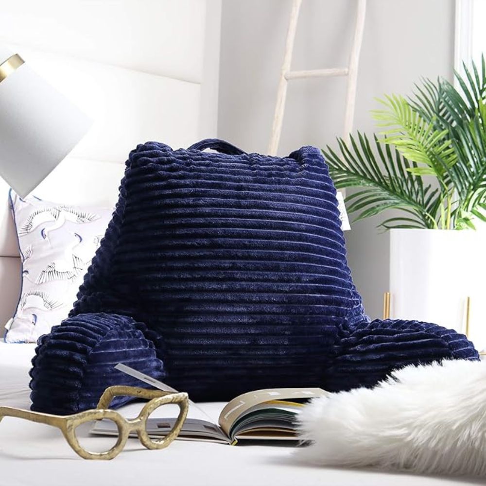 Reading Pillow for Bed – Gentle Back, Neck & Arm Support for Seniors