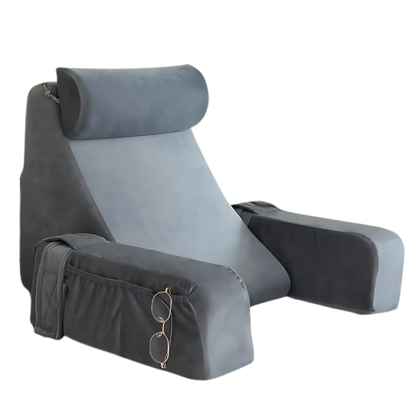 Reading Pillow with Armrest Backrest – Gentle Support for Seniors