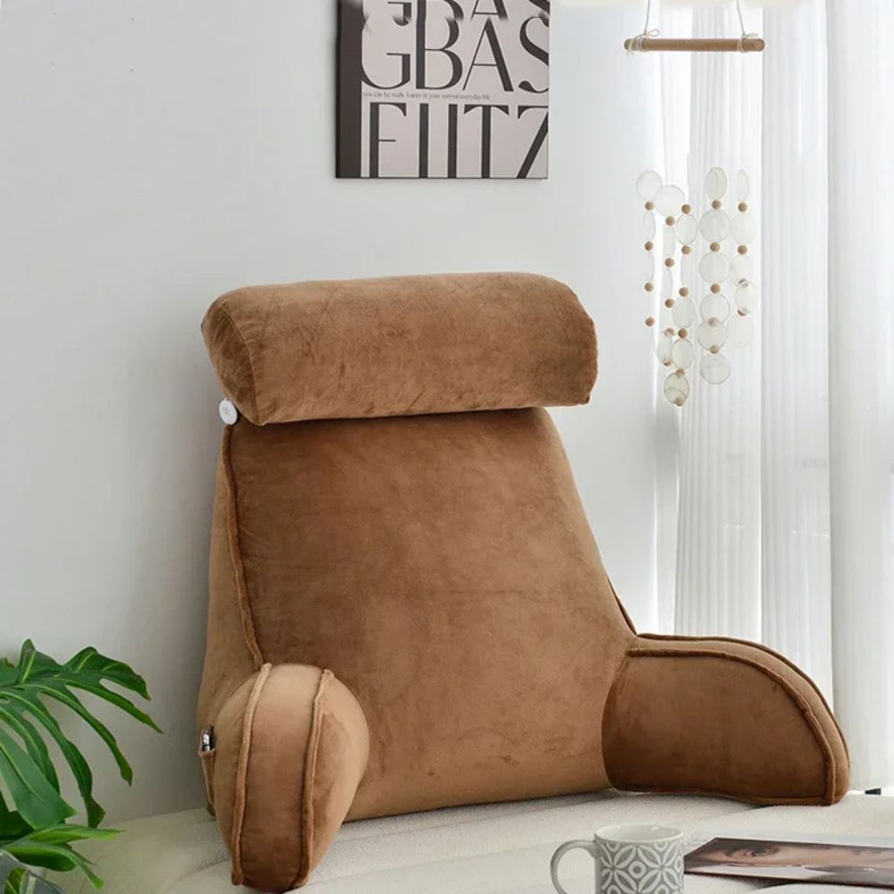 Reading Pillow with Arms & Neck Support – Gentle Comfort for Seniors