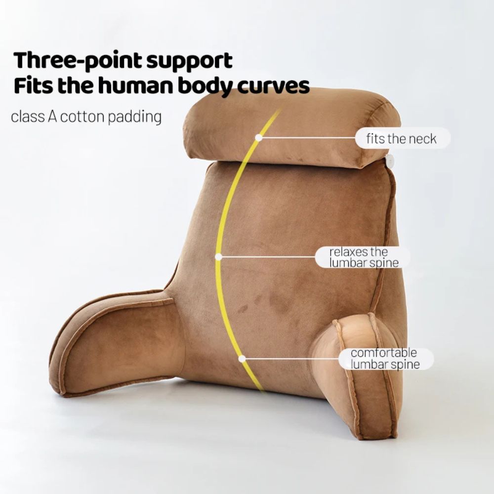 Reading Pillow with Arms & Neck Support – Gentle Comfort for Seniors