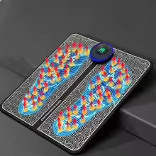 EMS Foot Massager Pad – 8 Modes, USB Rechargeable Comfort for Seniors