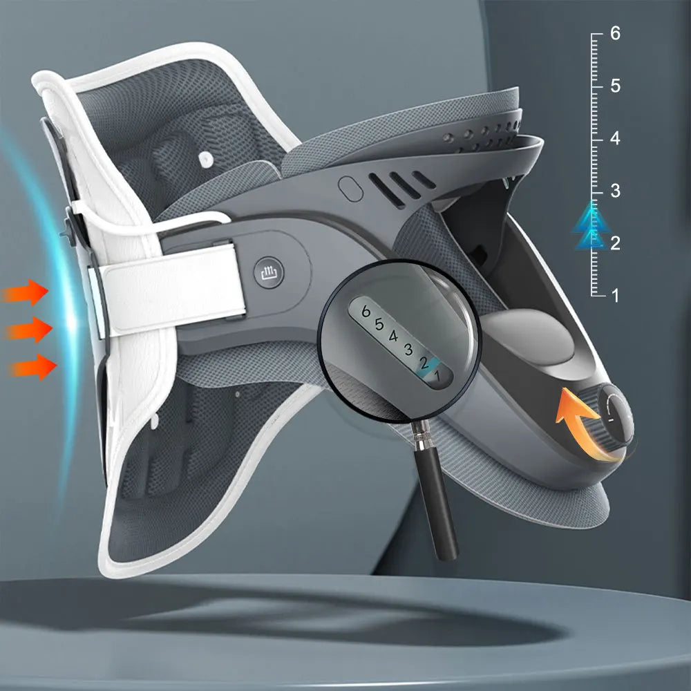 Wireless Neck Stretcher – Cervical Traction & Posture Support for Elderly