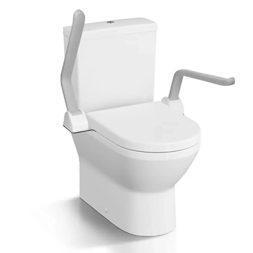 Toilet Safety Frame with Arms – Foldable Aluminum Alloy Hand Rail for Seniors, 480 lbs Capacity