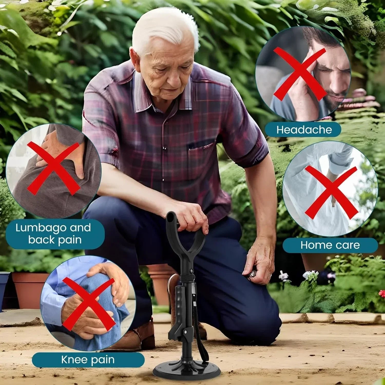 Stand Assist Adjustable Height Dual-Handle Aid – Safe, Steady Support for Seniors