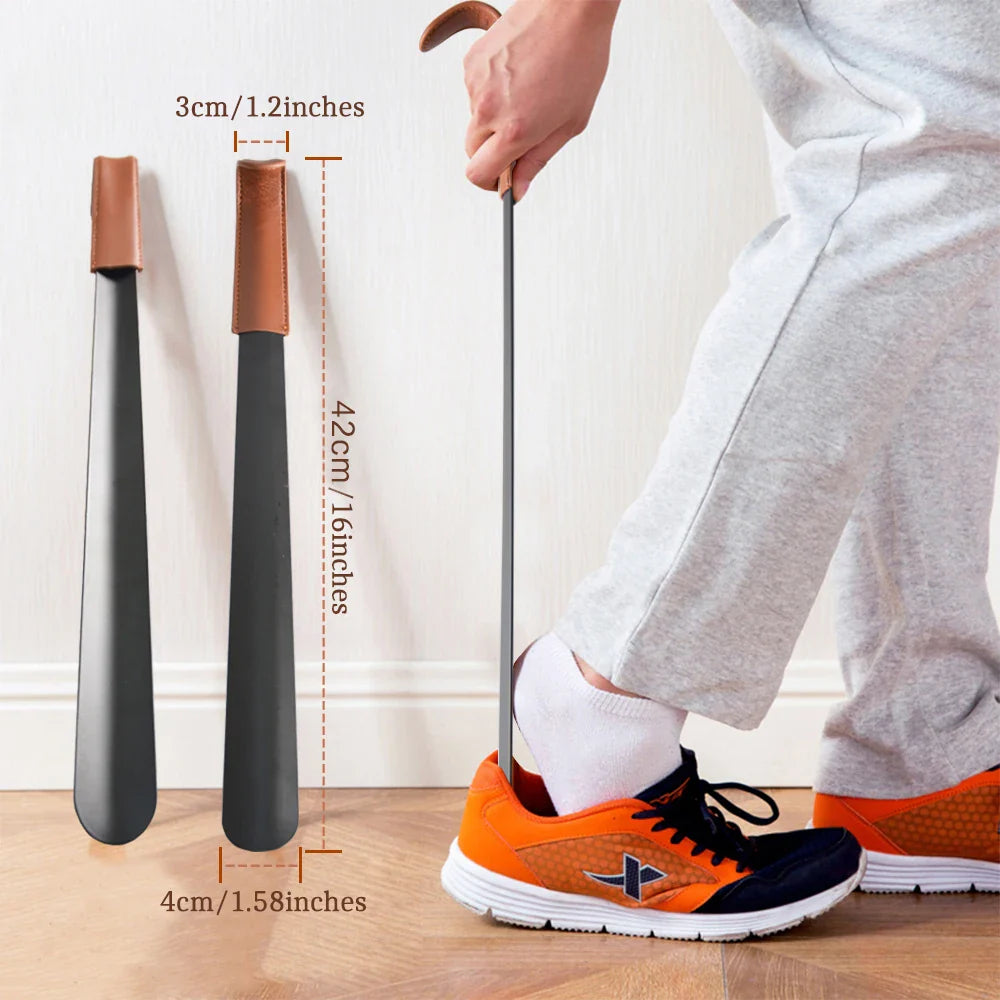 Long Handled Shoe Horn – Easy & Comfortable Shoe Aid for Seniors