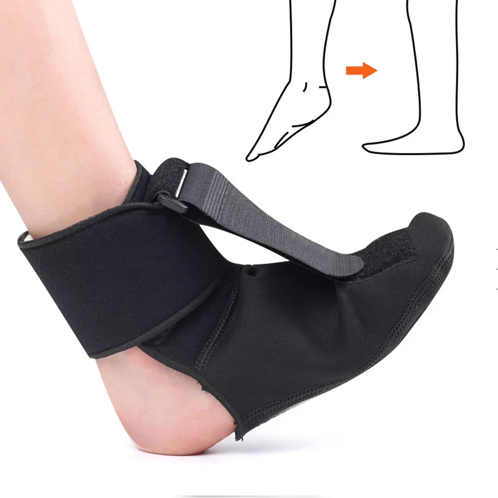 Adjustable Foot Brace Sock – Gentle Overnight Support for Seniors