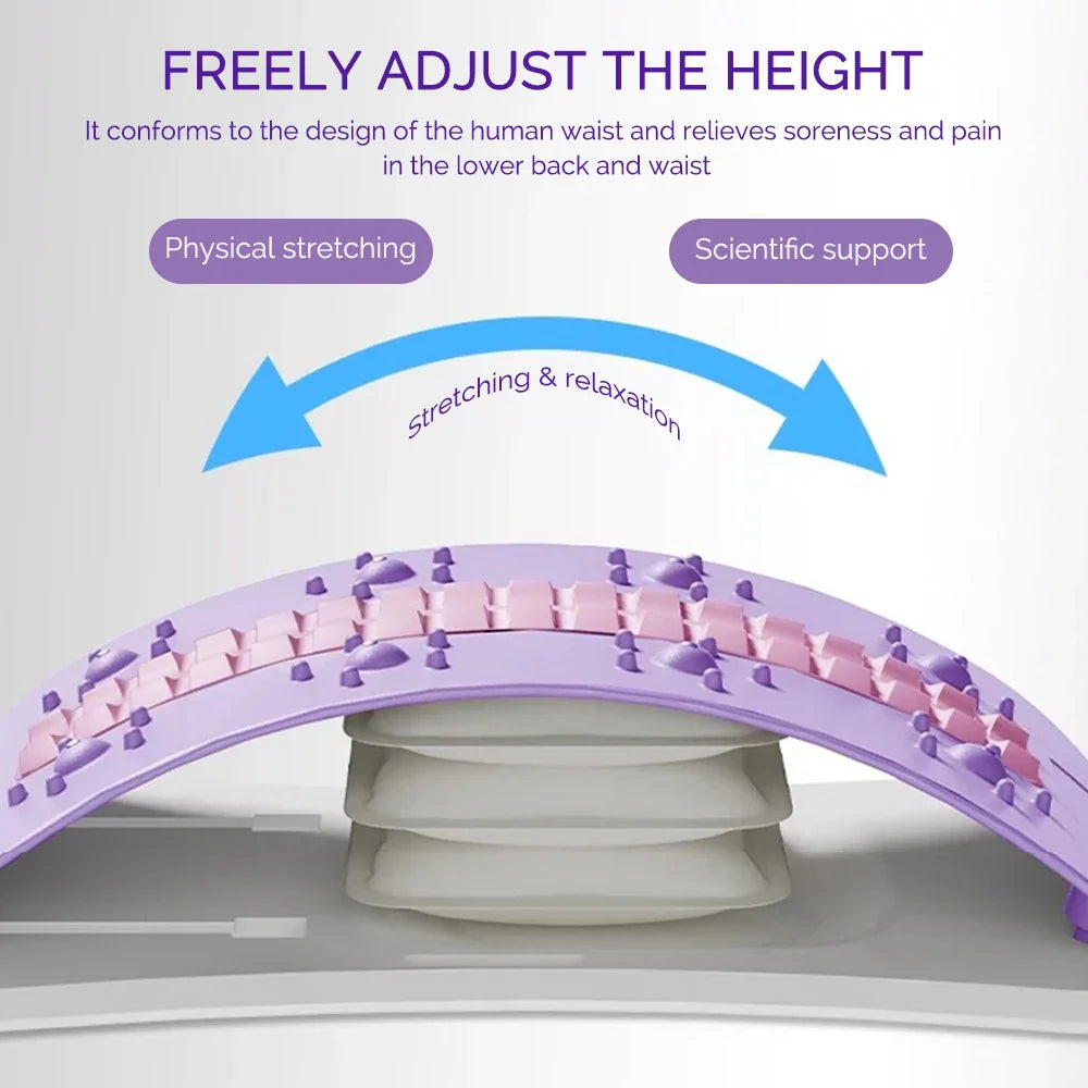 Portable Spine Stretcher Massager - Senior Comfort & Support