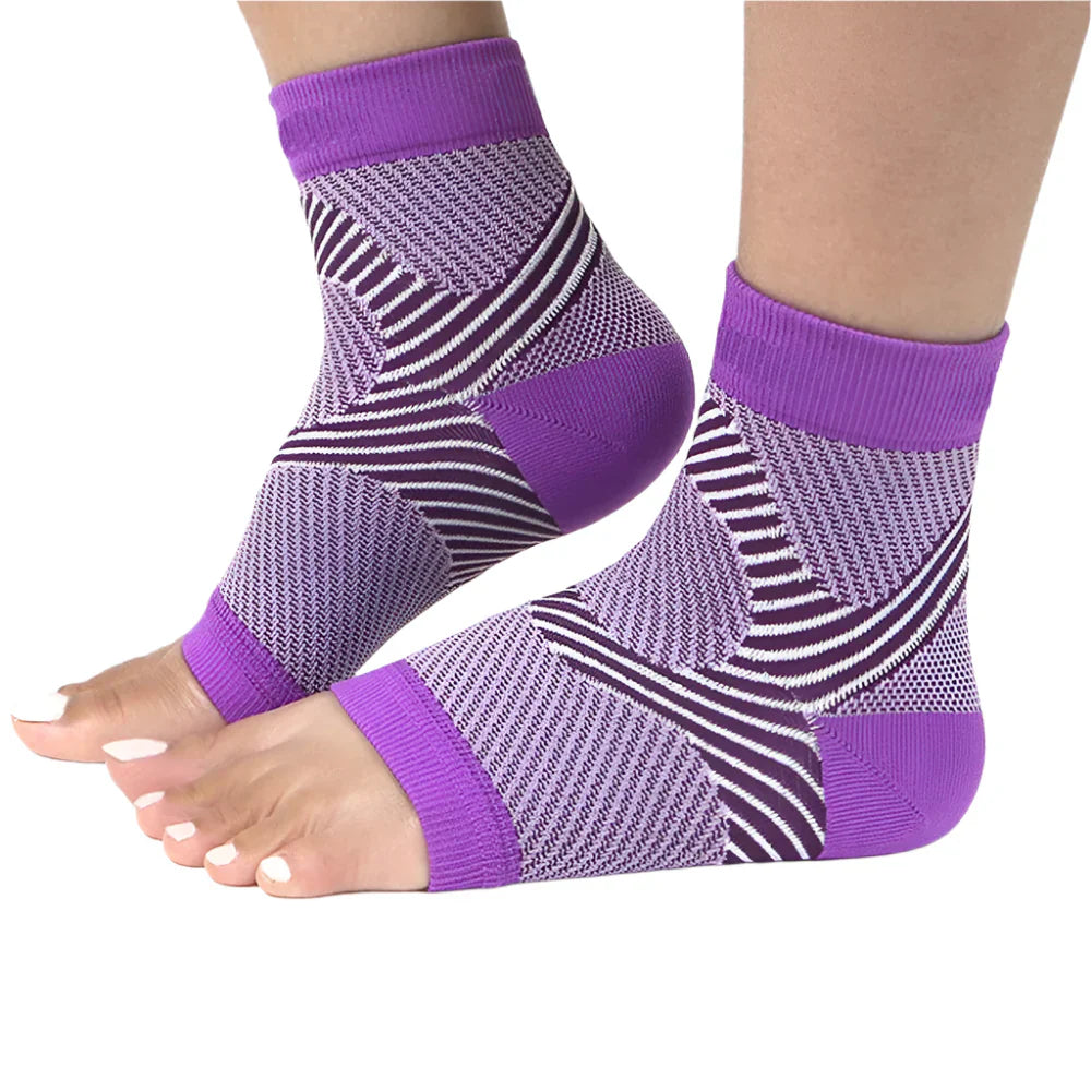 Flexible Ankle Compression Sleeve – Gentle Daily Support for Seniors