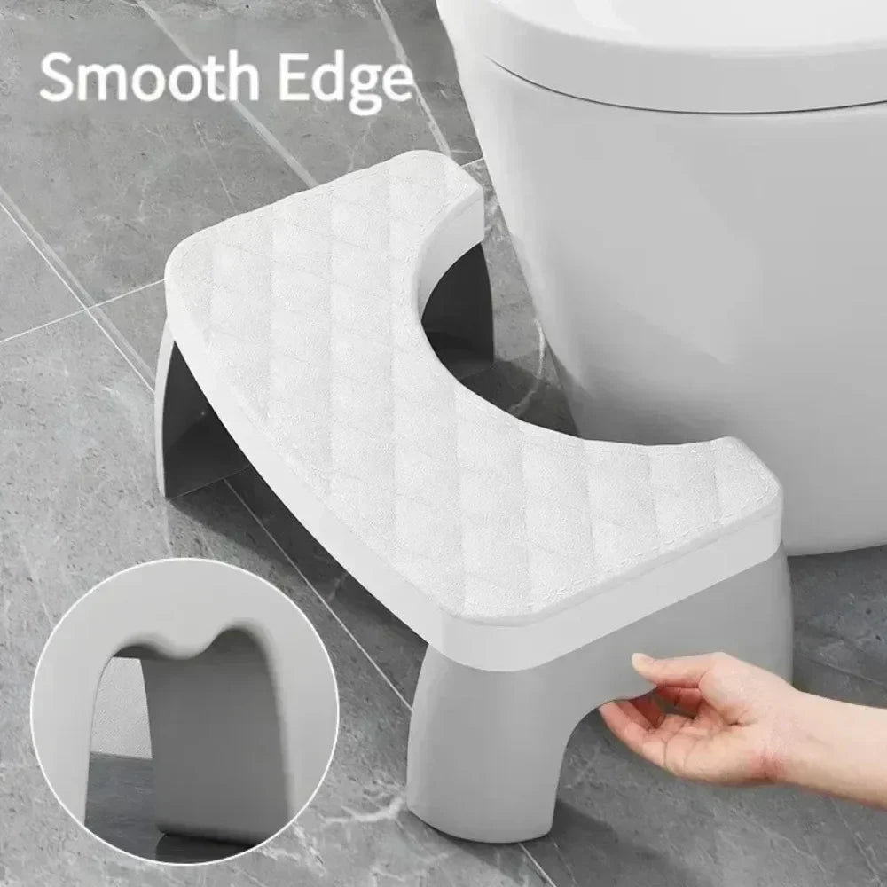 Foldable Toilet Stool for Seniors – Ergonomic Squat Support