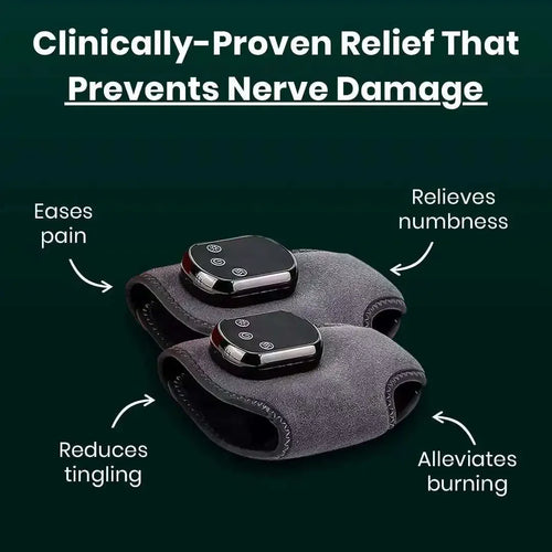 3-in-1 Electric Ankle Massager – 5-Level Heat, Vibration & Compression for Foot Relief