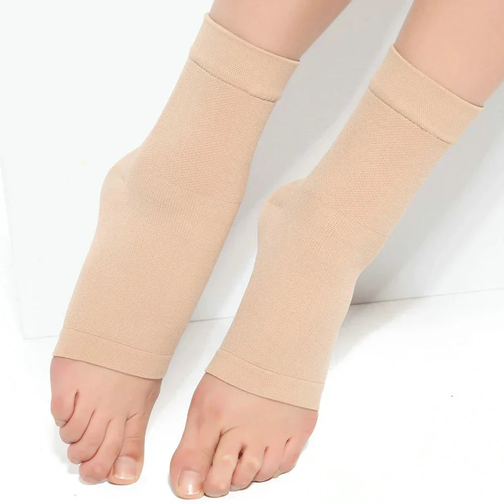 Open Toe Ankle Support Sleeve – Gentle Compression for Seniors