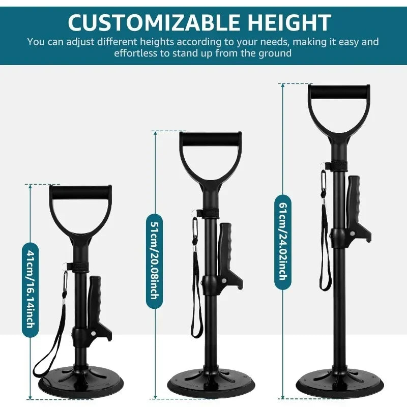 Stand Assist Adjustable Height Dual-Handle Aid – Safe, Steady Support for Seniors