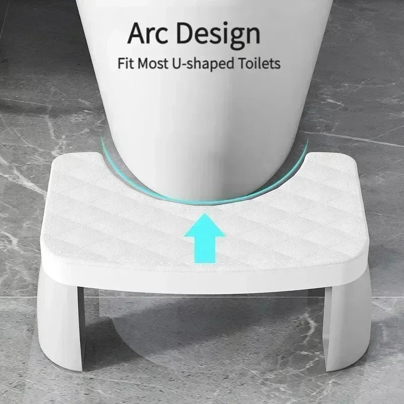 Foldable Toilet Stool for Seniors – Ergonomic Squat Support