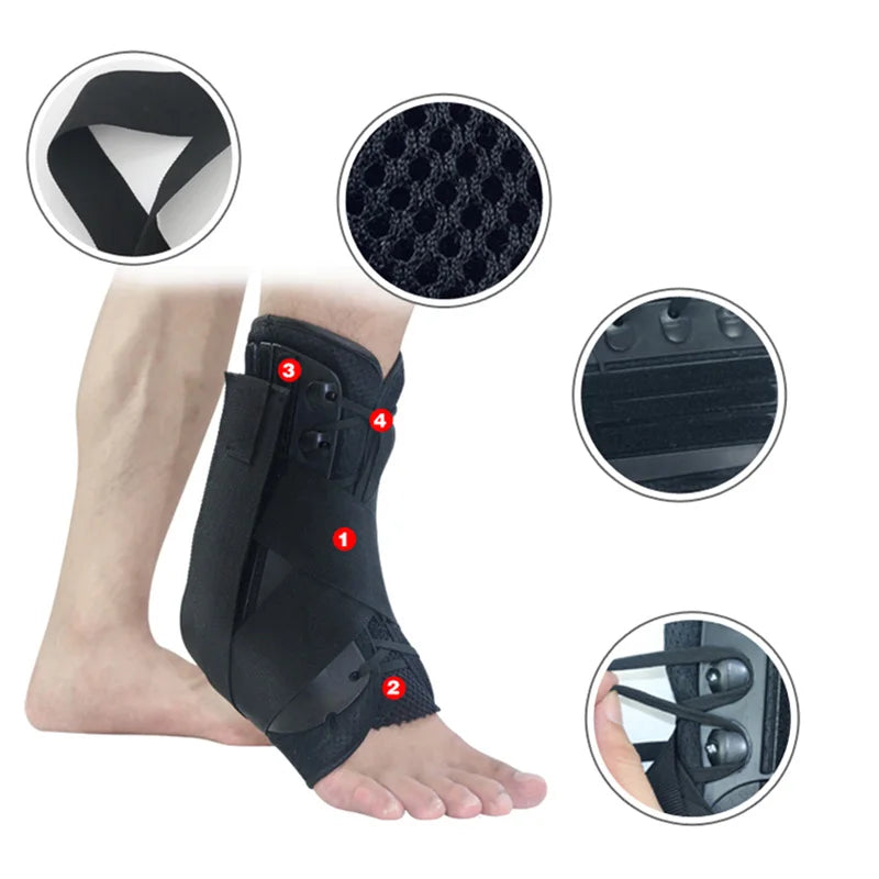 Premium Lace-Up Ankle Brace – Reliable Support for Seniors