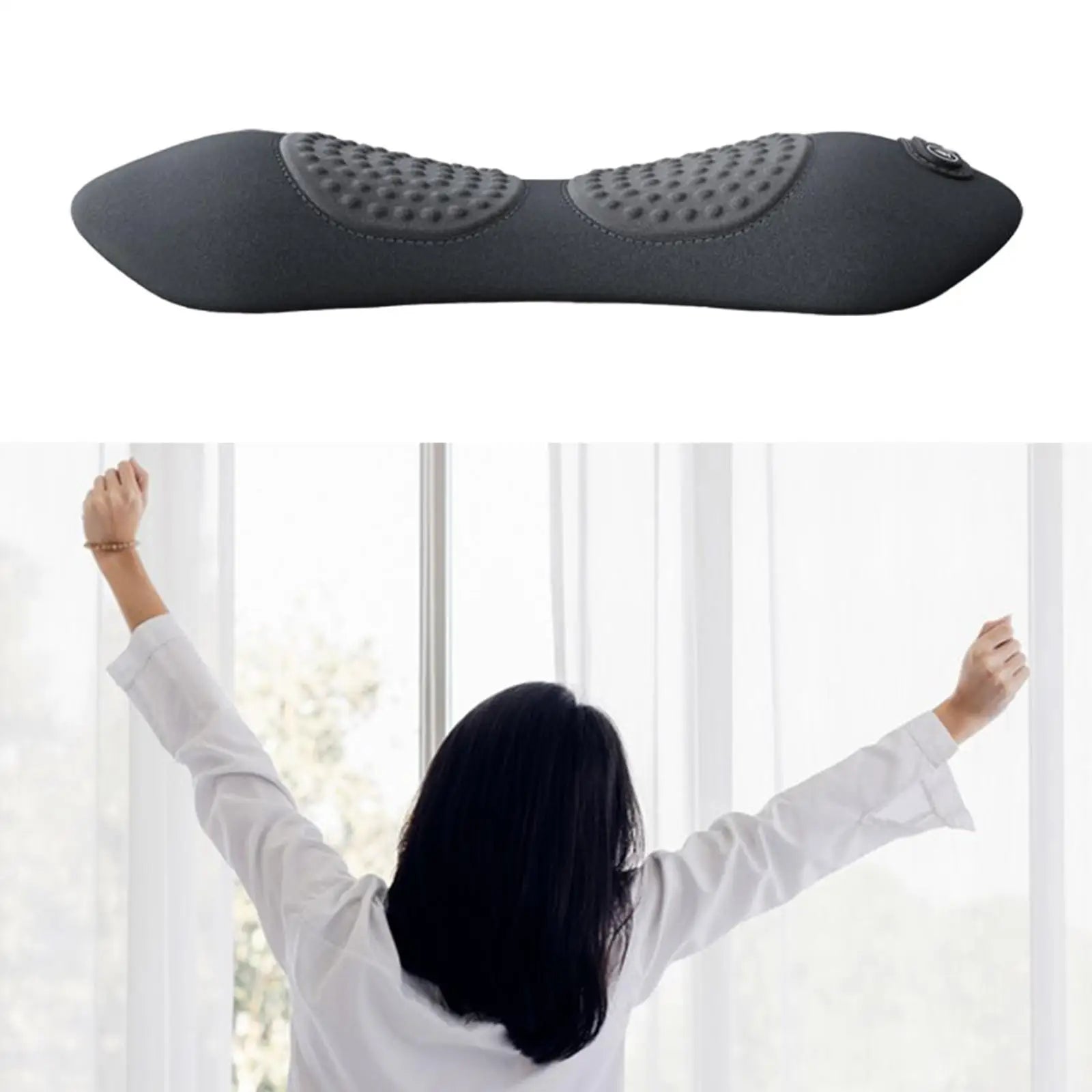 Massage Waist Support Pillow – Lumbar & Back Pain Relief for Seniors