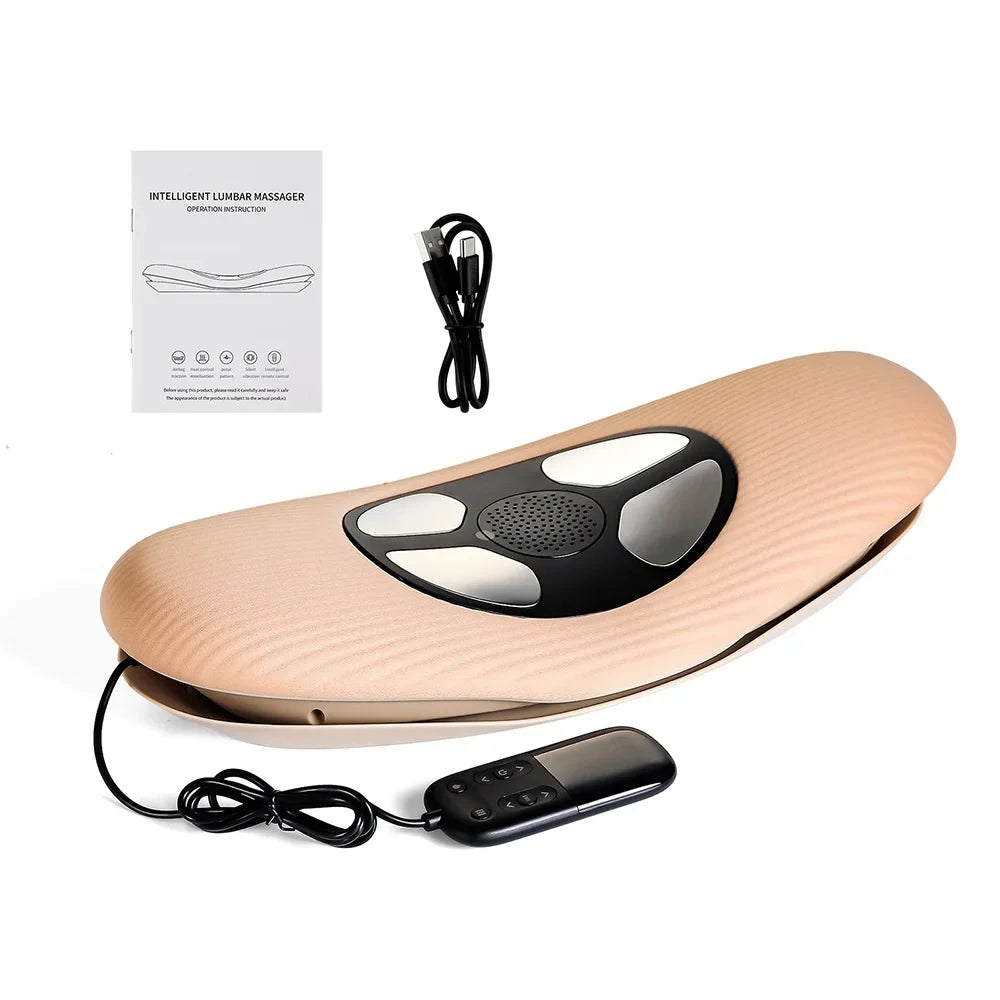 Adjustable Waist Massager - Deep Vibration & Traction Therapy