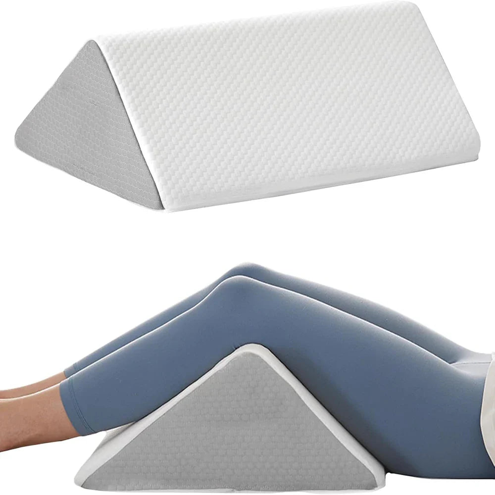 Triangle Wedge Pillow – Memory Foam Support for Back, Legs & Neck