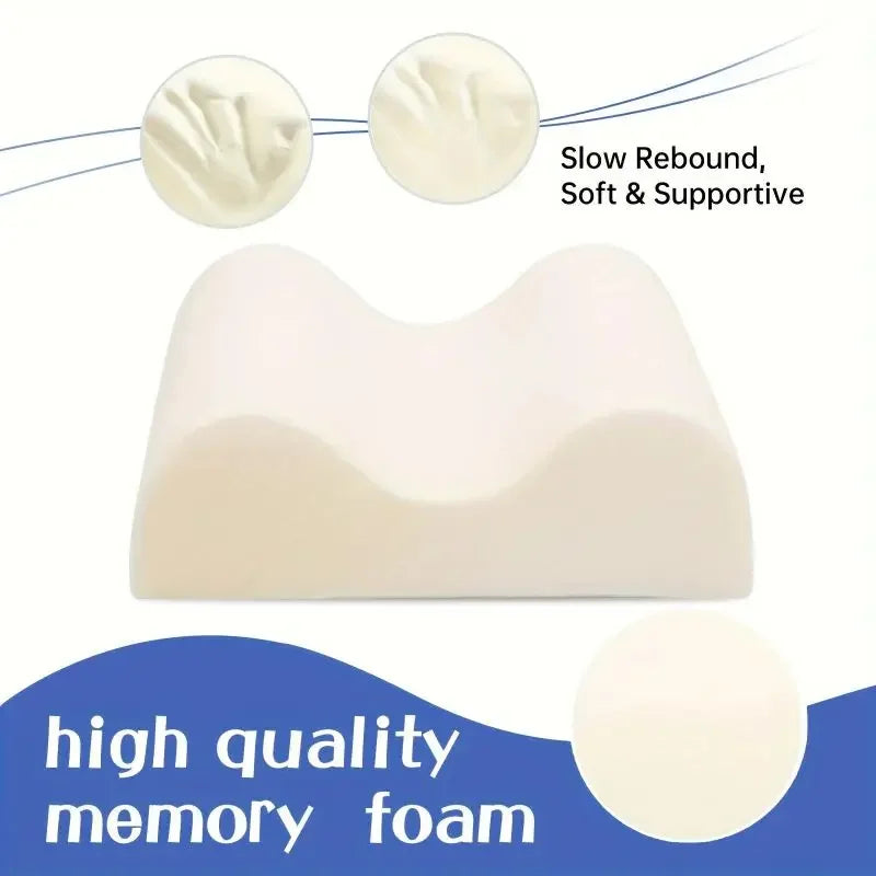 2-in-1 Leg Positioning Pillow with Strap – Comfortable Support for Seniors