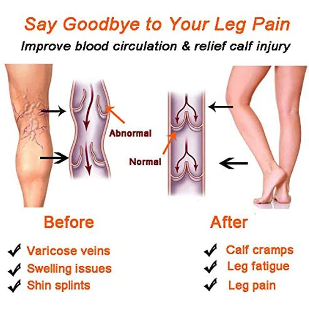 Comfortable Calf Sleeve – Gentle Compression Support for Seniors