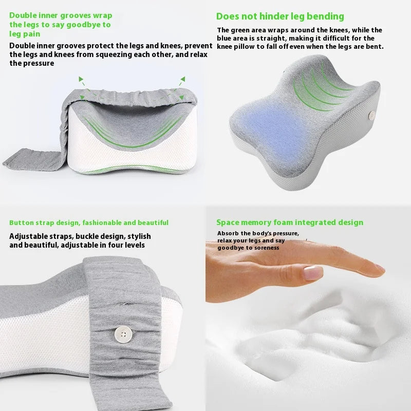 Ergonomic Knee Pillow – Perfect for Side Sleep Comfort and Support