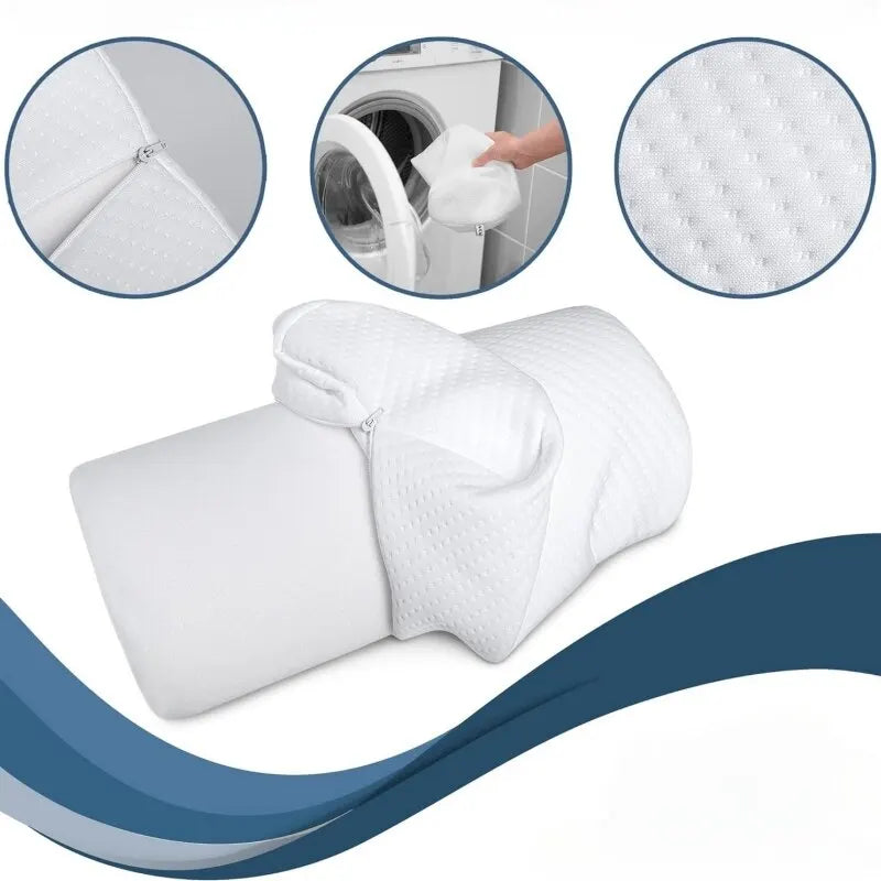 Travel & Bed Support Pillow – Leg, Back & Lumbar Cushion for Better Comfort