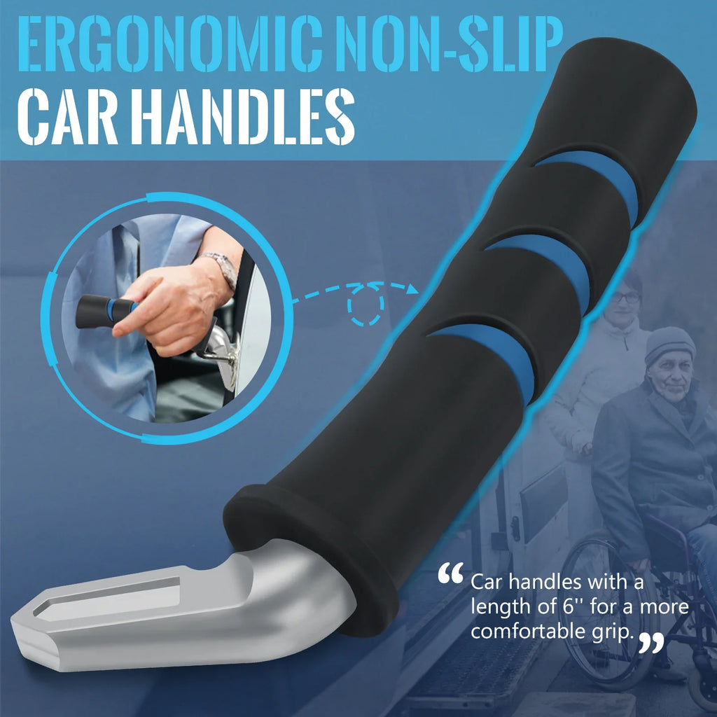 Car Handle Cane Vehicle Door Grab Bar Stand Assist for Seniors - Portable Automotive Accessory