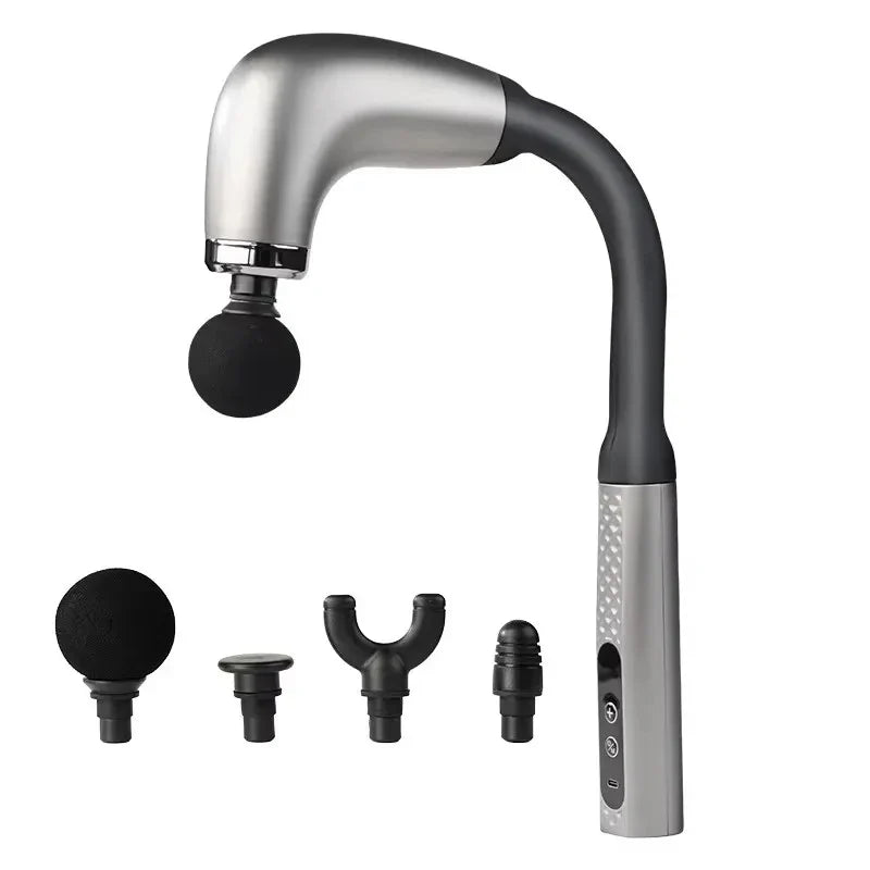 Rechargeable Long Handle Massager - 9-Speed Portable Comfort