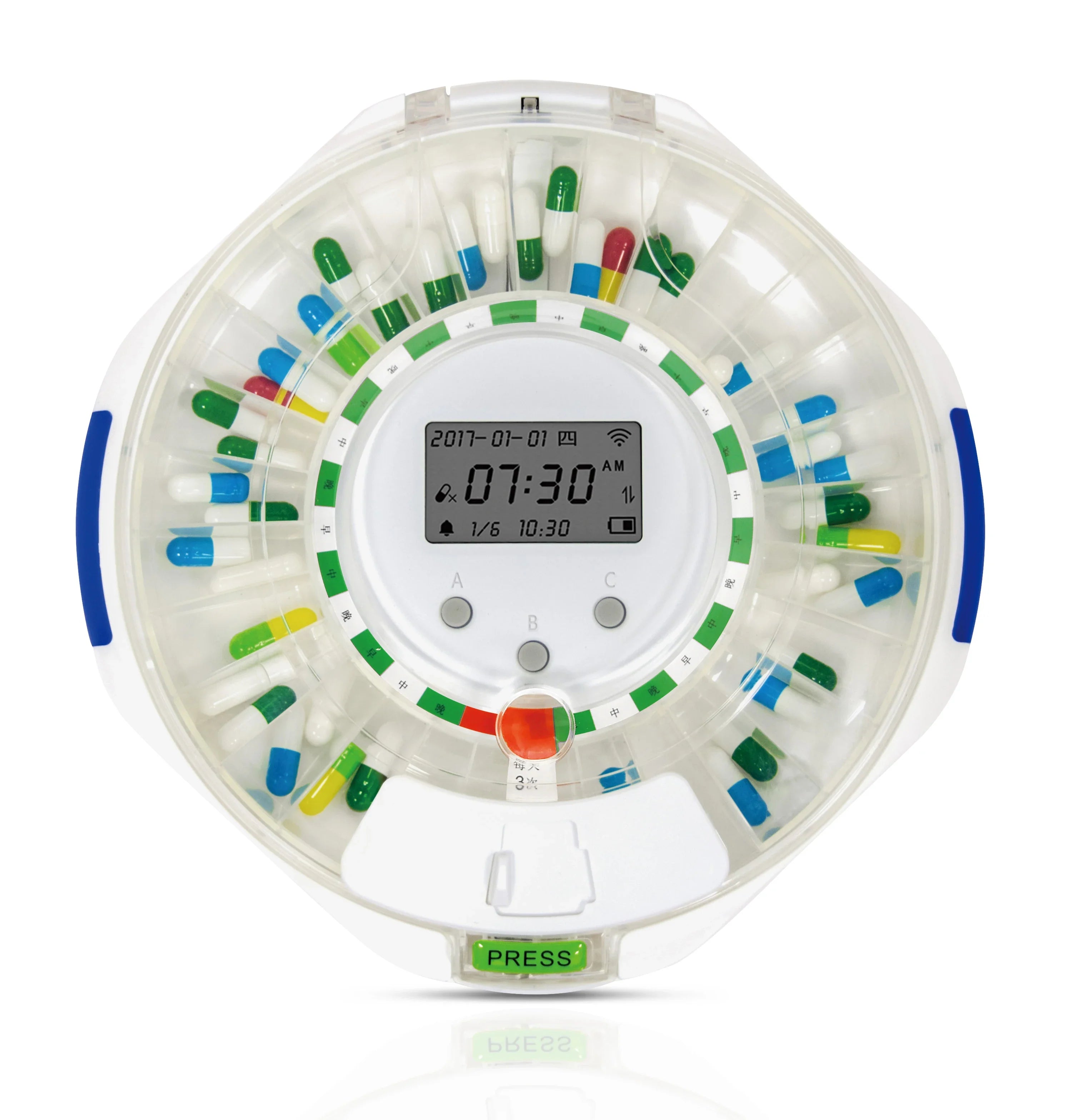 M126A Smart Pill Dispenser for Seniors – 28 Compartments & App Alerts