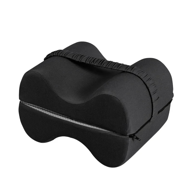 2-in-1 Leg Positioning Pillow with Strap – Comfortable Support for Seniors