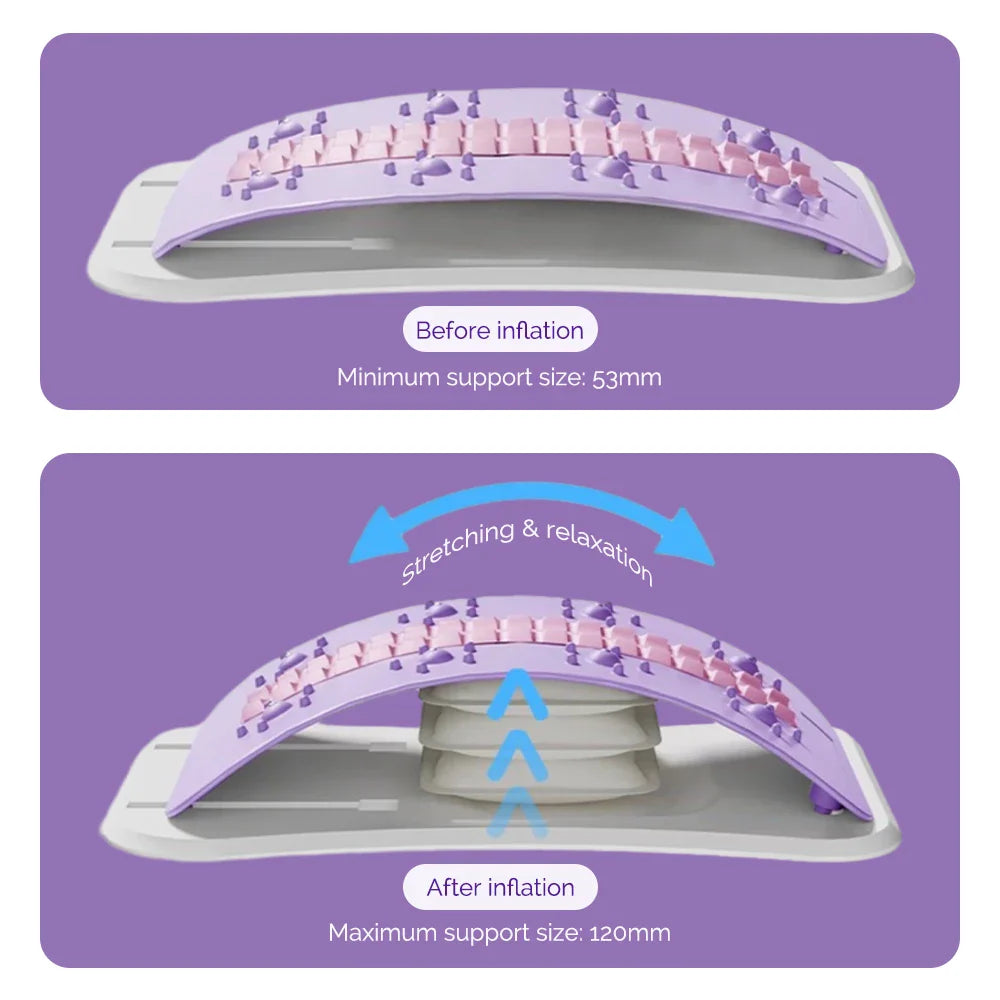 Portable Spine Stretcher Massager - Senior Comfort & Support