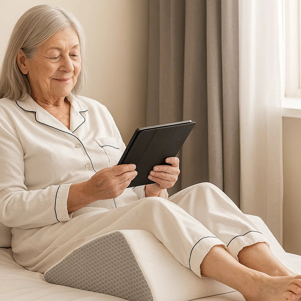 Triangle Wedge Pillow – Memory Foam Support for Back, Legs & Neck