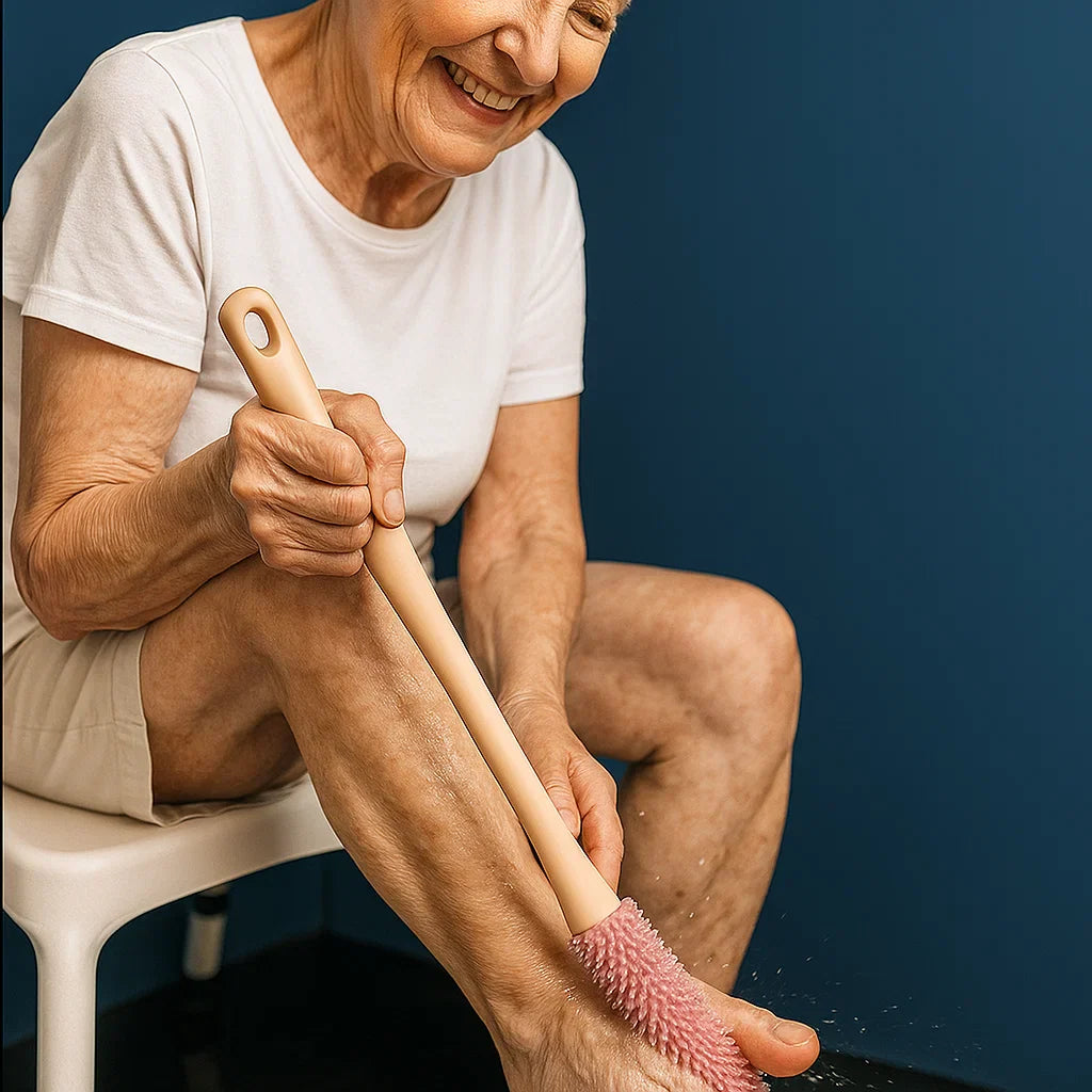 Soft Silicone Toe Brush - Easy Daily Hygiene Tool for the Elderly