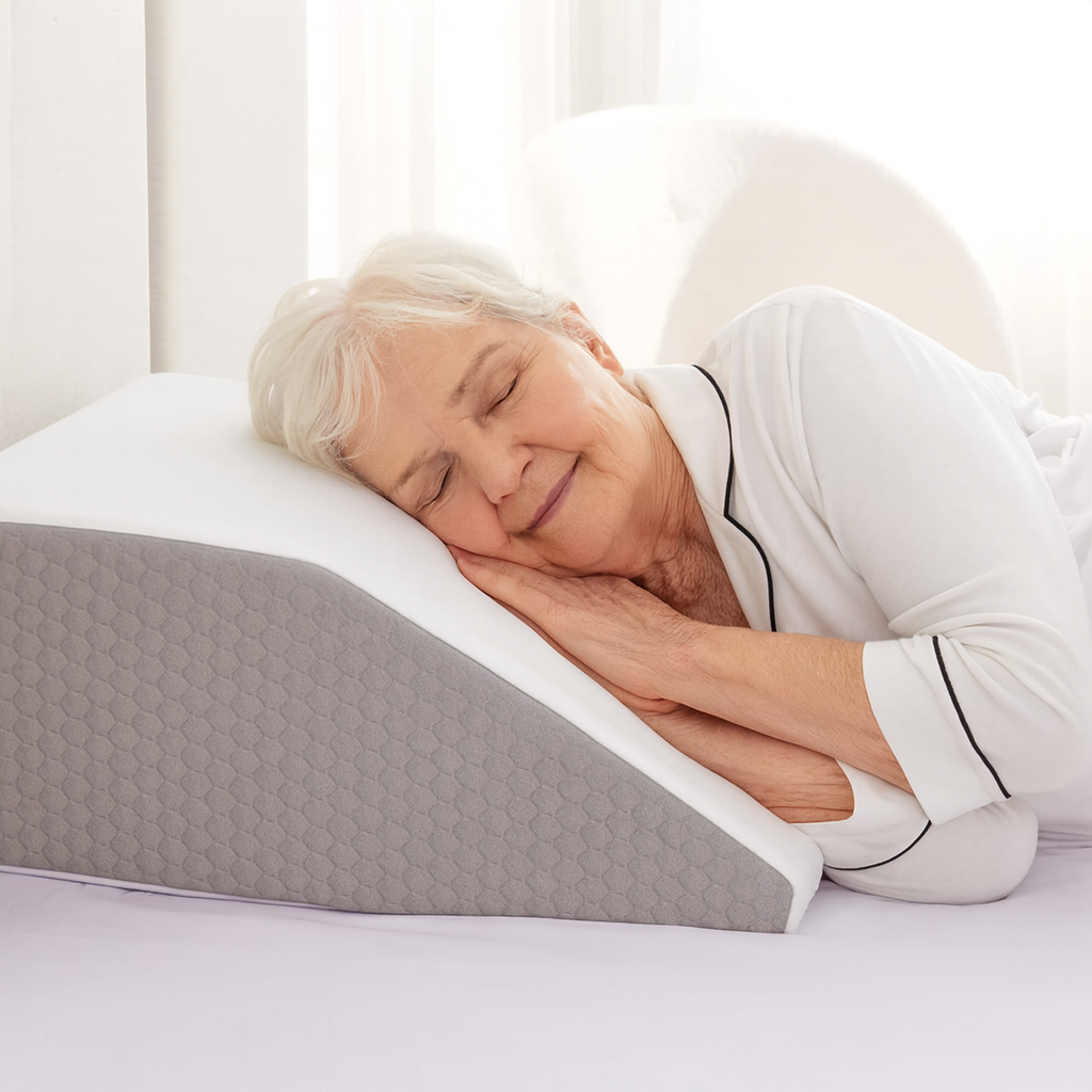 8-Inch Leg Elevation Pillow – Gentle Support for Seniors & Recovery