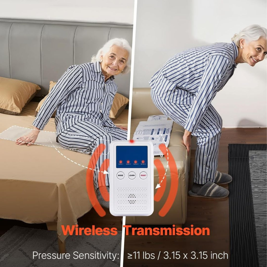 Smart Bed & Chair Alarm System - Senior Safety and Caregiving