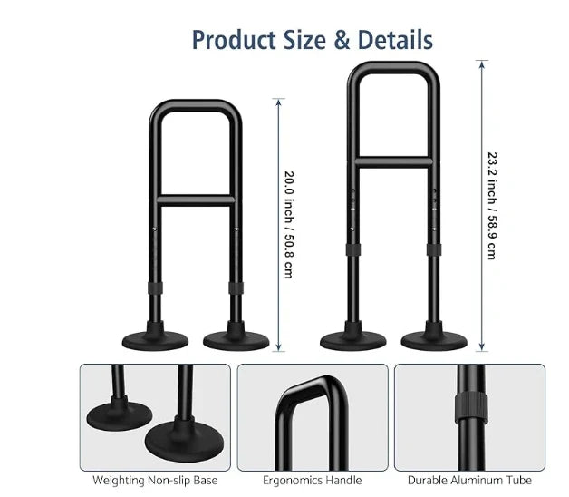 Portable Stand Assist for Seniors – Adjustable Lift Aid Device for Floor Support