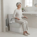 Toilet Safety Frame with Arms – Foldable Aluminum Alloy Hand Rail for Seniors, 480 lbs Capacity