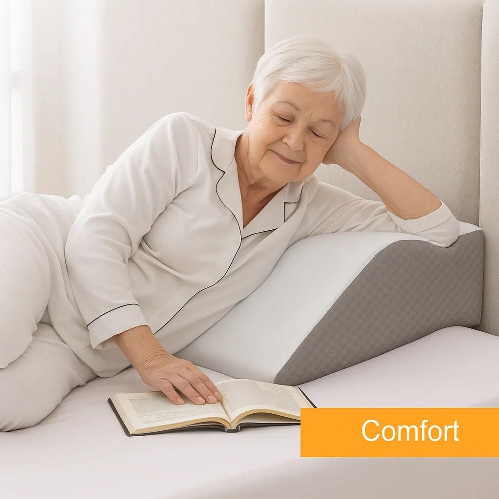 8-Inch Leg Elevation Pillow – Gentle Support for Seniors & Recovery