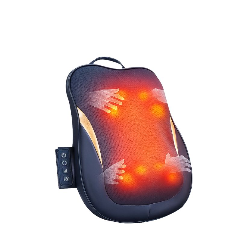 Portable Heated Massage Cushion – Back, Neck & Shoulders